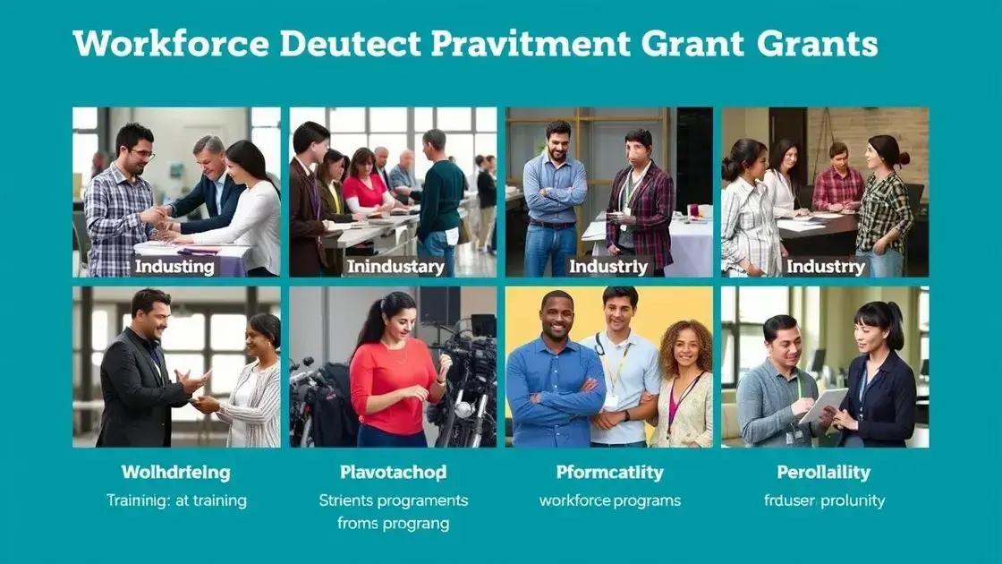 Types of workforce development grants