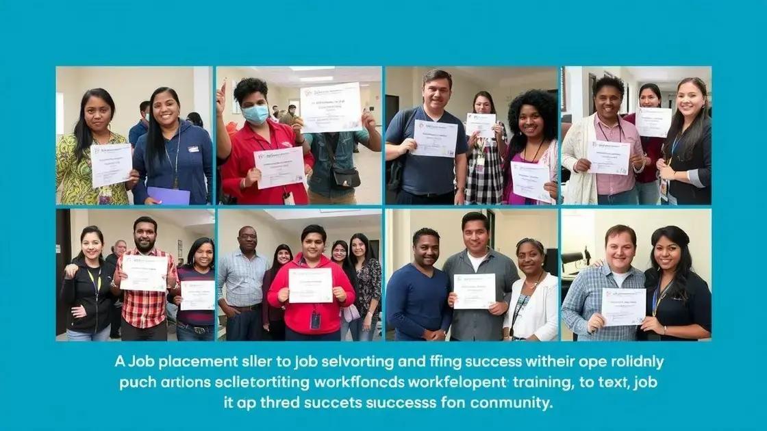 Success stories from workforce development grants