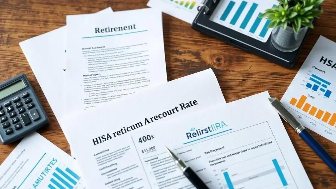Types of retirement accounts and their benefits