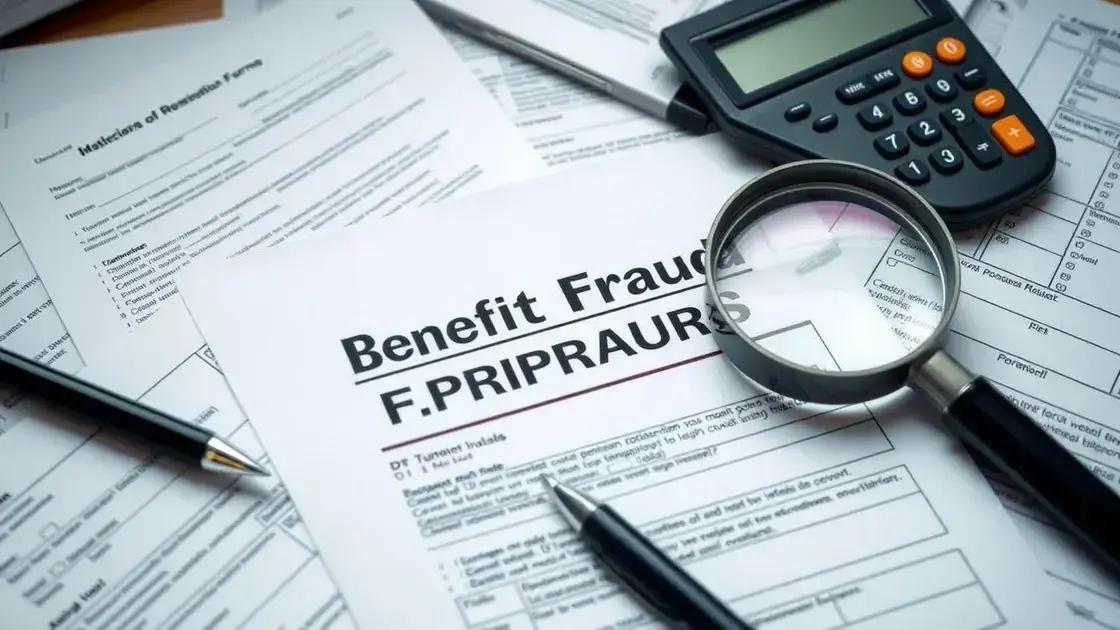 Common types of benefit fraud