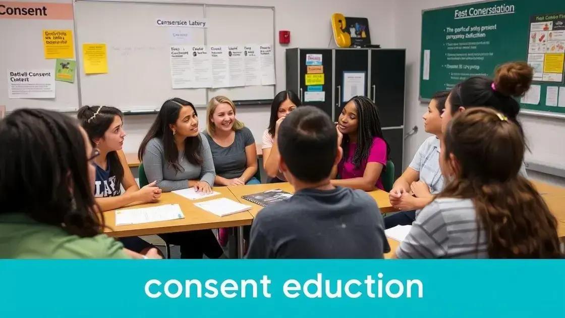 Key components of consent education