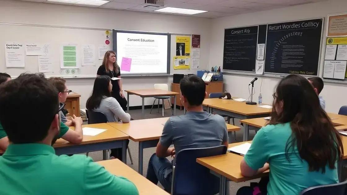 How to implement consent education
