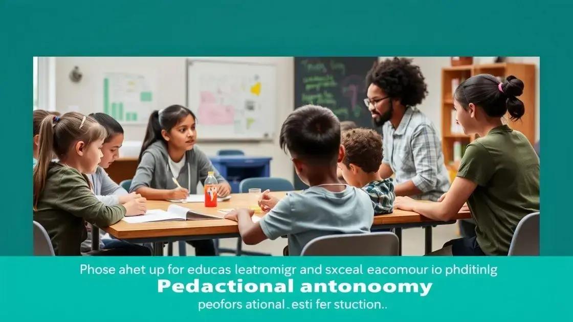 The role of autonomy in educational quality