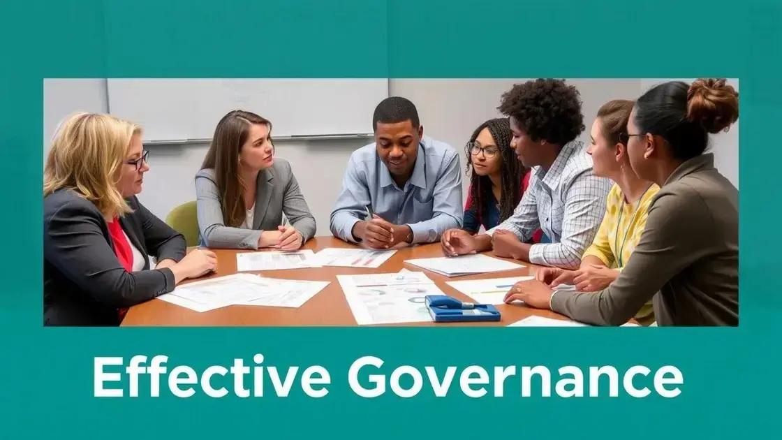 Best practices for effective governance