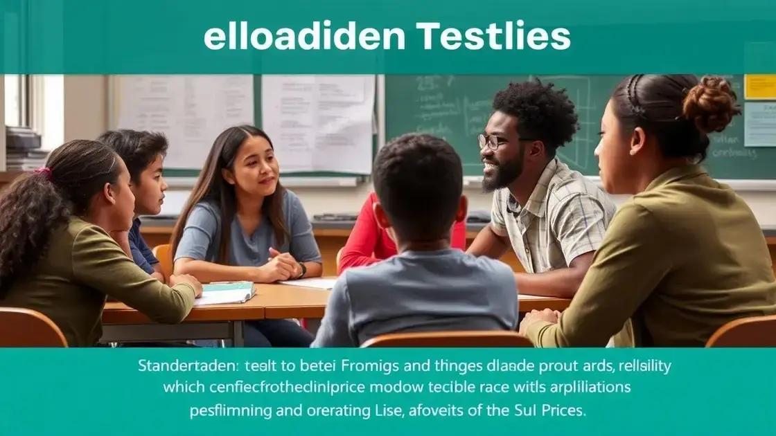 Pros and cons of standardized tests