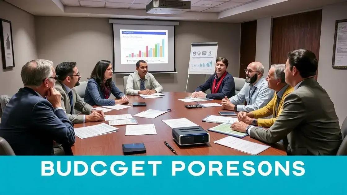 Key players in budget negotiations