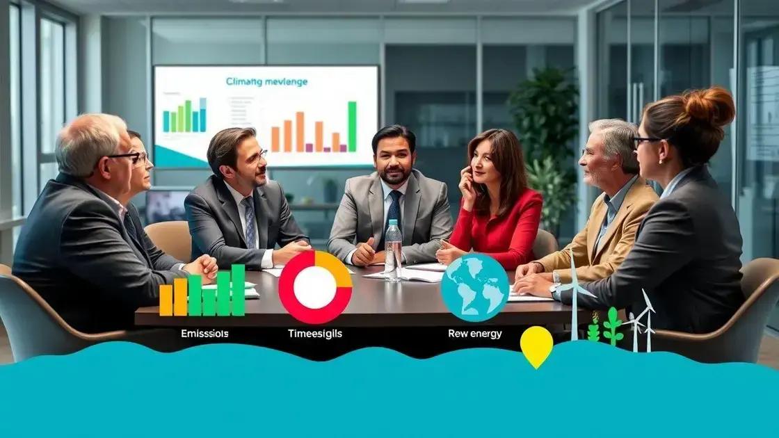 Key components of climate policies