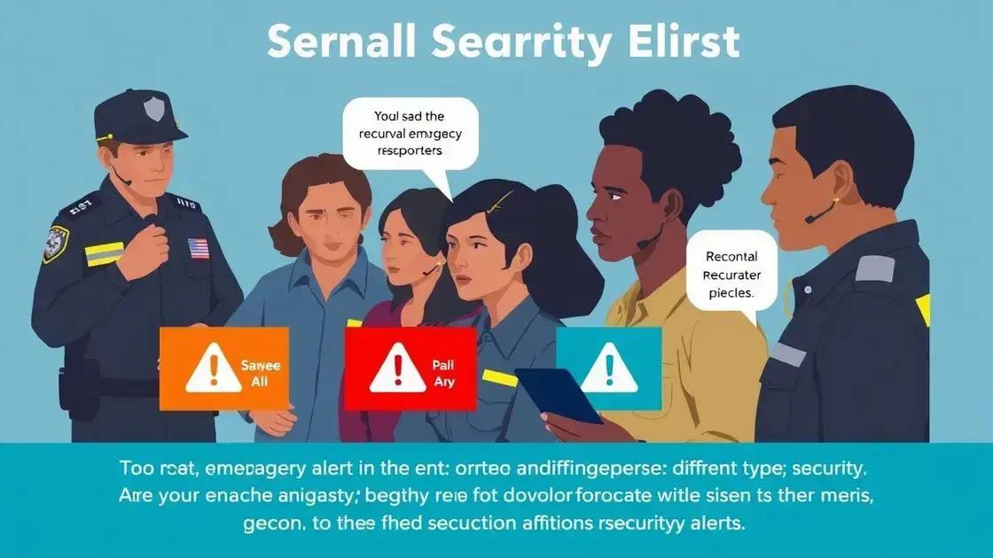 Types of national security alerts