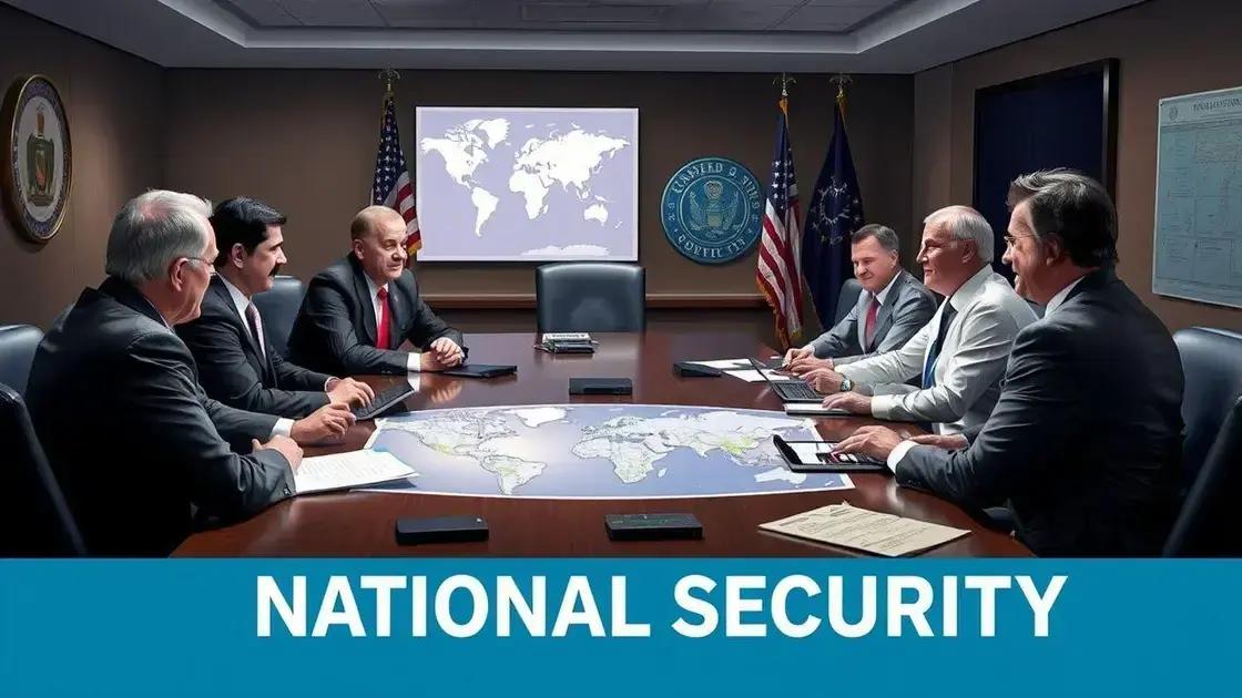 The role of the government in national security