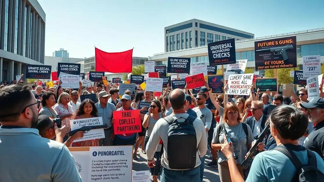 Future trends in gun control debates