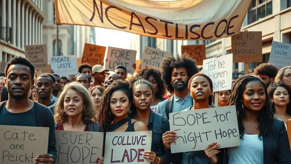 The role of protests and activism