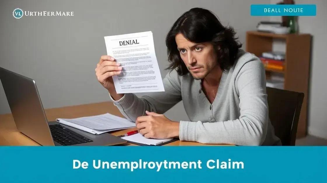 What to do if your unemployment claim is denied